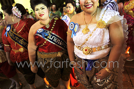 تايلاند تختار ملكة جمال الأوزان الثقيلة!!! 