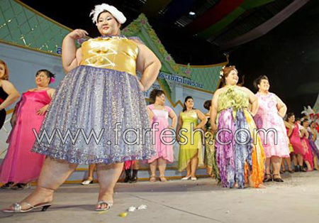 تايلاند تختار ملكة جمال الأوزان الثقيلة!!! 