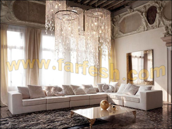 تصاميم مميزة لغرف المعيشة