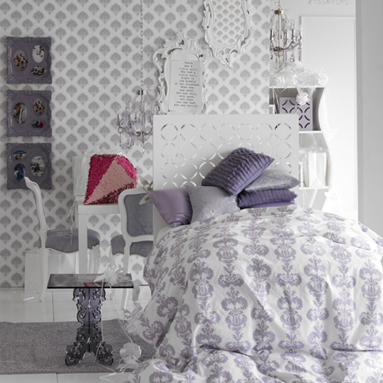 اللون الابيض شعار غرف النوم الجديده