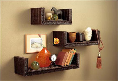 تشكيلة منوعة من رفوف الحائط 