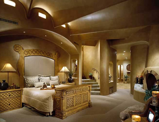 غرف نوم كلاسيكية وراقية 