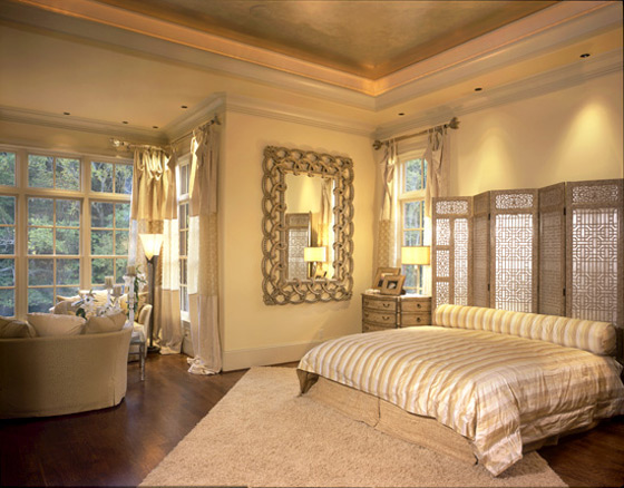 غرف نوم كلاسيكية وراقية 