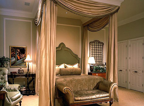 غرف نوم كلاسيكية وراقية 