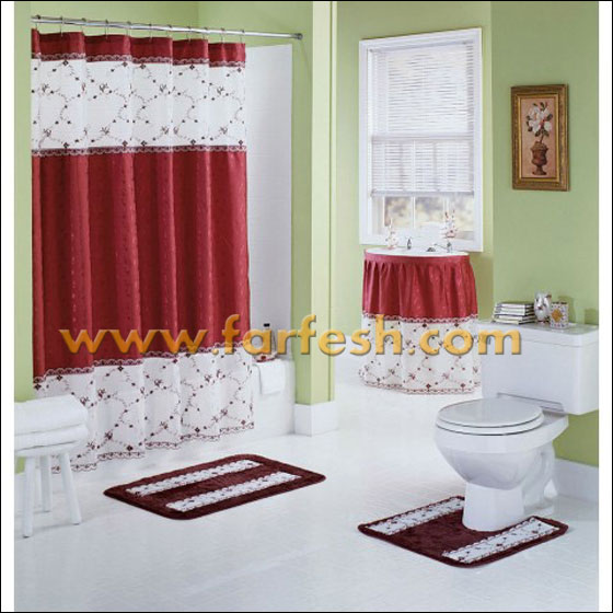 مجموعة "معاصرة" من ستائر الحمامات