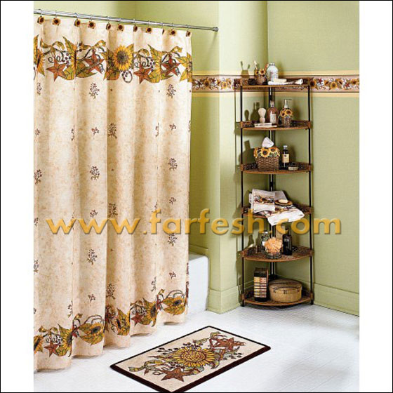 مجموعة "معاصرة" من ستائر الحمامات