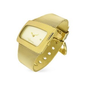 ساعات يد ذهبية بتصاميم مختلفة 