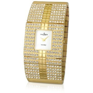 ساعات يد ذهبية بتصاميم مختلفة 