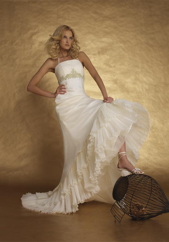 فساتين زفاف ناعمة لاحلى العرائس 