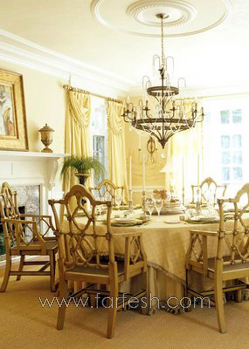 غرف طعام جميلة وأنيقة..