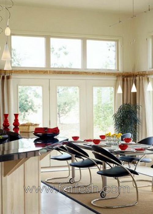 غرف طعام جميلة وأنيقة..