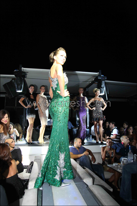 المصمم ادوارد ارصوني يفاجىء الساهرين 