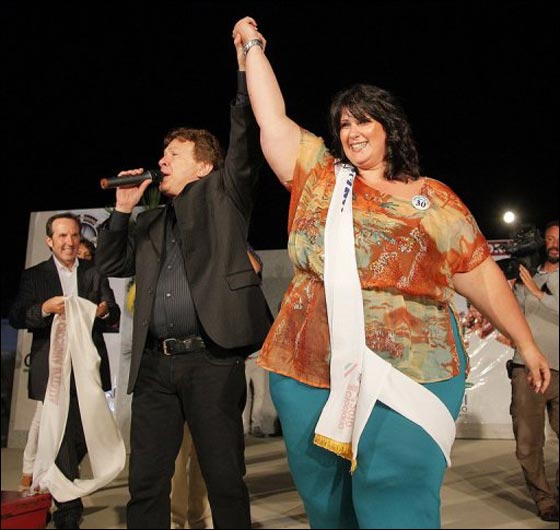 إيطاليا تتوج ملكة جمال "ممتلئات الجسم!!