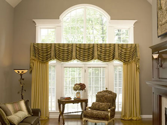 ستائر خاصة للنوافذ الكبيرة 