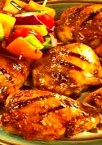 وصفة تحضير الدجاج المشوي على الفحم!