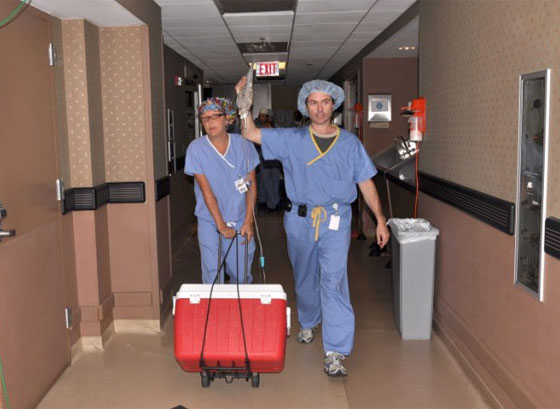 عملية زرع يدين لامريكي بترت راحتيه تتكلل بالنجاح!