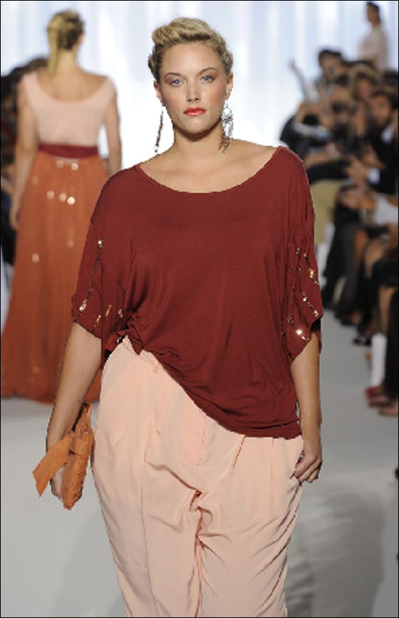 عارضات ازياء نيويورك البدينات!