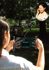 اختراع هاتف يحول الصوت الى كلام مكتوب يقرأه الاصم!!