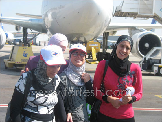 المنارة تحلق في المجال الجوي لمطار بن غوريون الدولي  