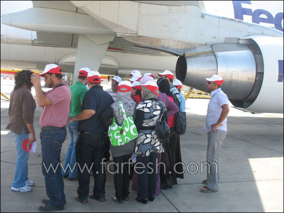 المنارة تحلق في المجال الجوي لمطار بن غوريون الدولي  