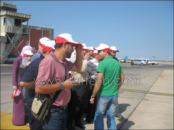 المنارة تحلق في المجال الجوي لمطار بن غوريون الدولي  