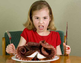 ما هو العدد الامن لرؤوس الاخطبوط التي يمكن أكلها يومياً؟!