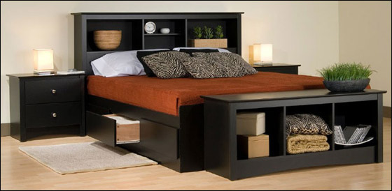 اجمل الديكور للون الاسود في غرف النوم!!