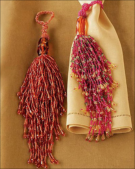 اجمل الاكسسوارات لمناديل سفرة الطعام!!