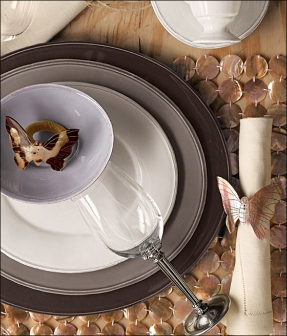 اجمل الاكسسوارات لمناديل سفرة الطعام!!