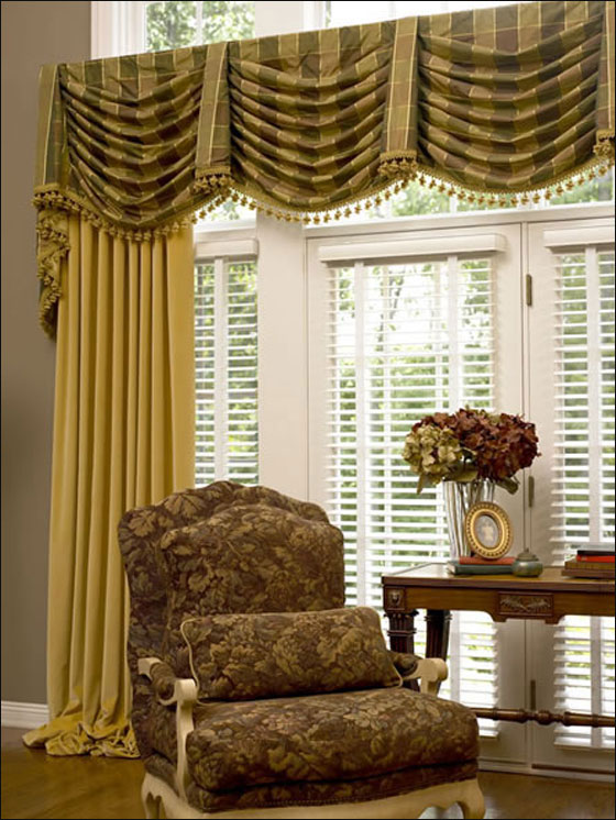 اجمل ديكورات الستائر للنوافذ الكبيرة!!