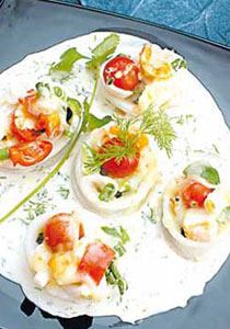 مقادير وطريقة تحضير الكليماري المحشي!!