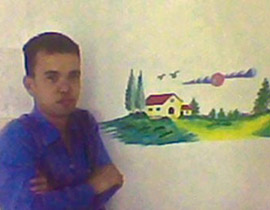 سوري يتواصل  مع الناس برسوماته.. ليقهر صعوبة نطقه!