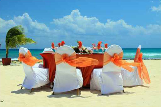 مجموعة مميزة لديكورات حفلات الزفاف على شاطئ البحر!