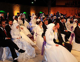 اول عرس جماعي في نابلس لذوي الاحتياجات الخاصة!!