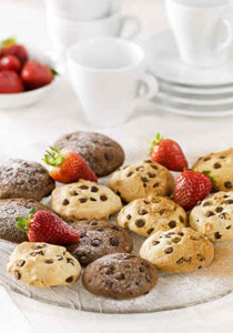 اليكم. اسهل طريقة تحضير بسكوت بقطع الشوكولاتة