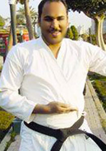 الارادة ام المعجزات: كفيف مصري يحترف الكاراتيه ويطمح للعالمية