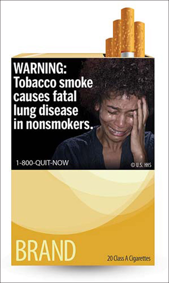 لمحاربة التدخين.. امريكا تلصق 9 رسوم مقززة على علبة السجائر!