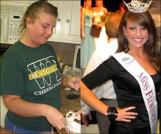 بالفيديو.. ملكة جمال تروي تجربة خسارة 50 كيلو من وزنها!! 