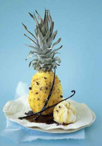 لصيف حار.. طريقة تحضير آيس كريم الاناناس!!