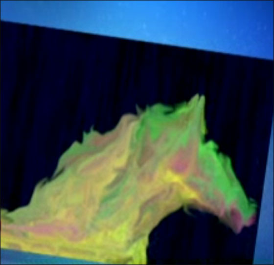 بالفيديو: مشلولة دماغيا تبدع برسم الخيول بواسطة.. عينيها! 