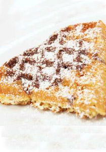 اليكم.. طريقة تحضير الوافل بحبيبات الشوكولاتة!!