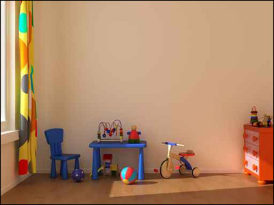 أجمل ديكورات غرف الاطفال في مجموعة صور