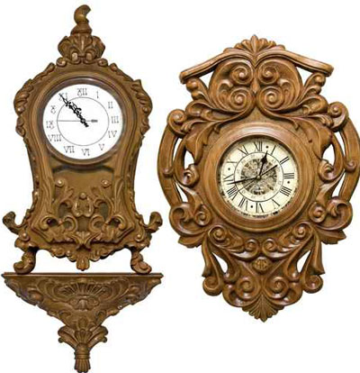 اليكم مجموعة من تصاميم ساعات الحائط الجميلة..