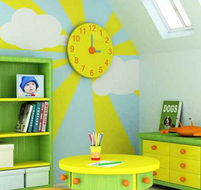 اليكم مجموعة من تصاميم ساعات الحائط الجميلة..