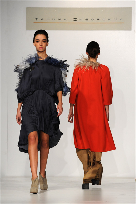 أغرب أزياء الخريف في اسبوع الموضة بجورجيا