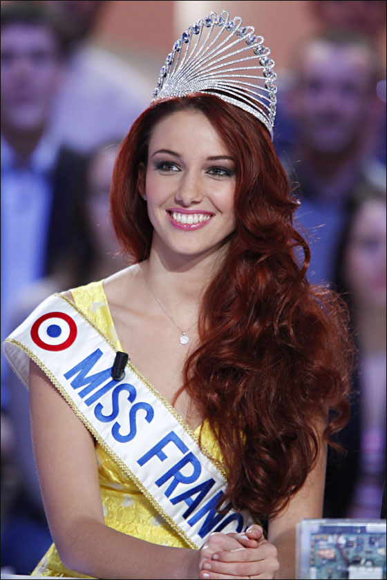 دلفين فيسبيزور تحصد لقب ملكة جمال فرنسا