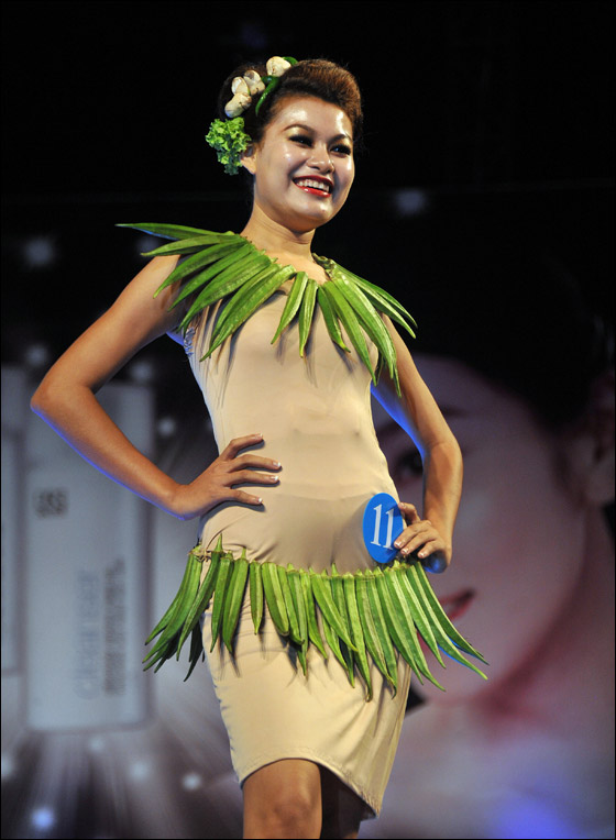 ما رأيكم بازياء الخضراوات.. آخر صيحة!