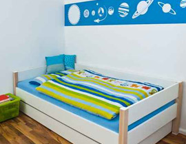 اليكم بعض الافكار الجريئة لديكور غرفة الاطفال!!