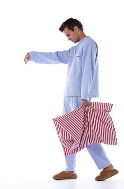 السير اثناء النوم سببه الاحباط والقلق!