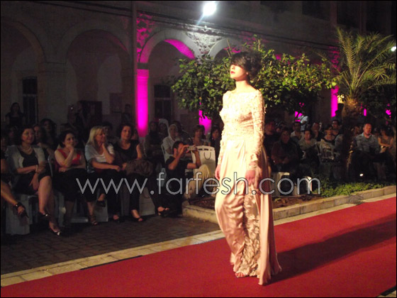 عرض ازياء لصيف 2012 من تصاميم كميل شاهين في حيفا 
